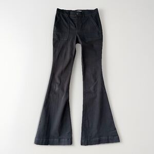 Express Black Bell Bottom Flare Jeans Size 10 Long 10L